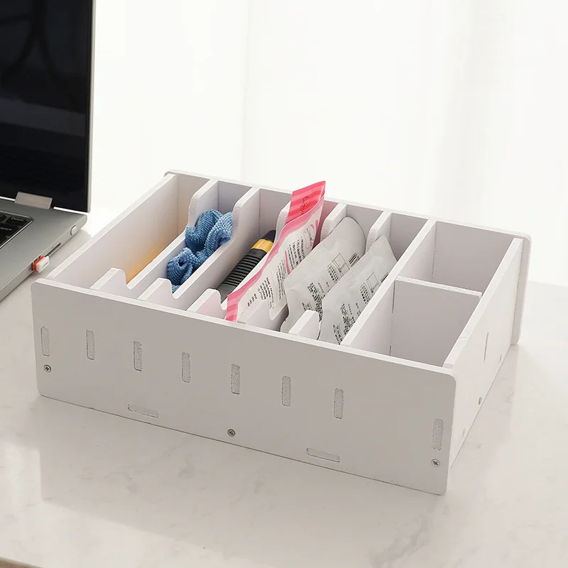 2026 Desktop Coin Storage Box Coin Compartments Storage Box Paper Money Cash Drawer Organizer Rack Plastic Coin Box
