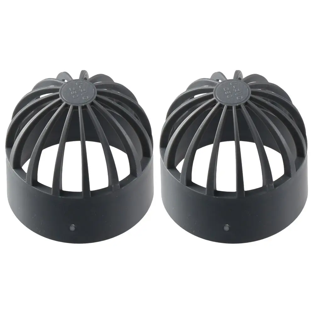 Upvc Abfluss gitter abdeckung, Wassertank Auspuff 50mm Grey Aquarium durchlässiger Rohr verschraubung adapter für Aquarium