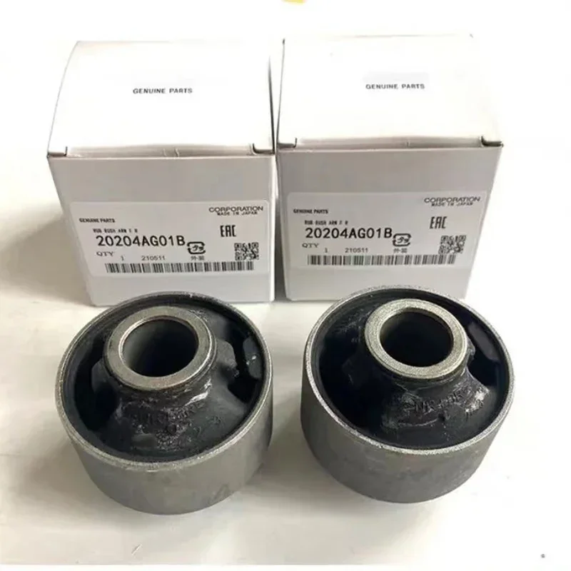 NBJKATO Brand New Genuine LH & RH Control Arm Rear Bushing Set 2PCS 20204AG01B For Subaru Legacy Outback Impreza Forester 05-09