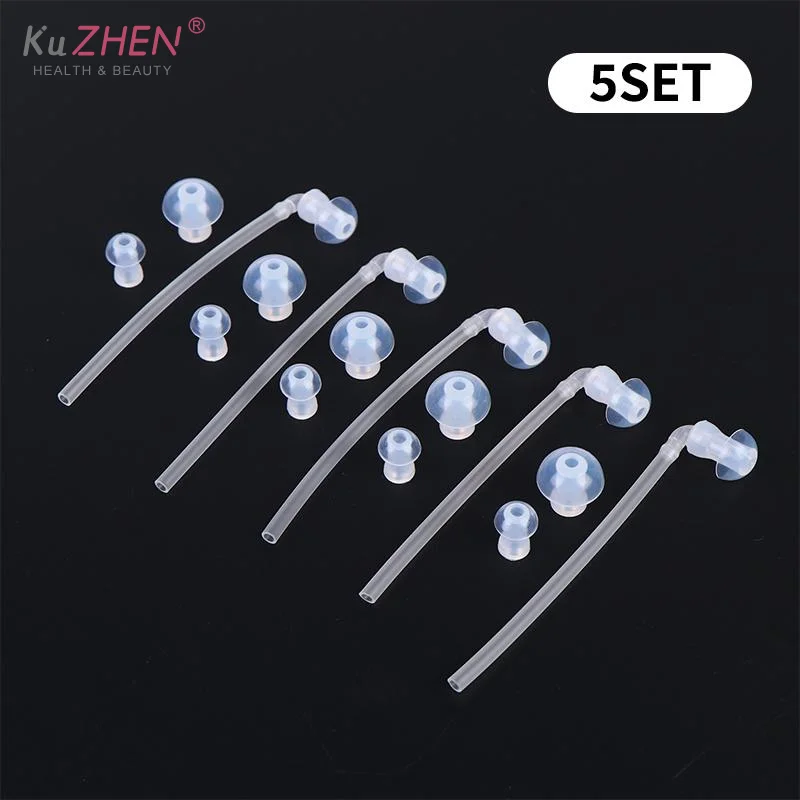 20Pcs 5set Silicone Hearing Aid Ear Tips Silicone Earplug Domes For BTE,ITE And Pocket Hearing Aids Ear Bud Replacements
