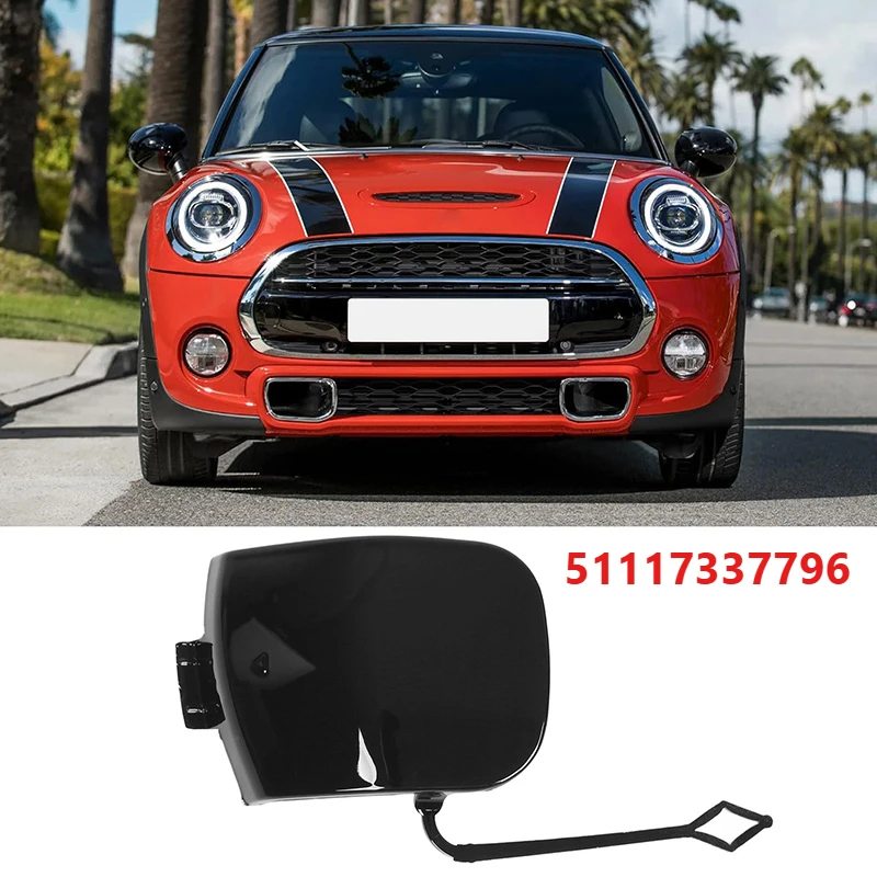

Car Front Bumper Tow Hook Eye Cap Cover For Mini F55 F56 2014-2018 F57 2016-2018 Trailer Lid Cover Towing Hook Cap #51117337796