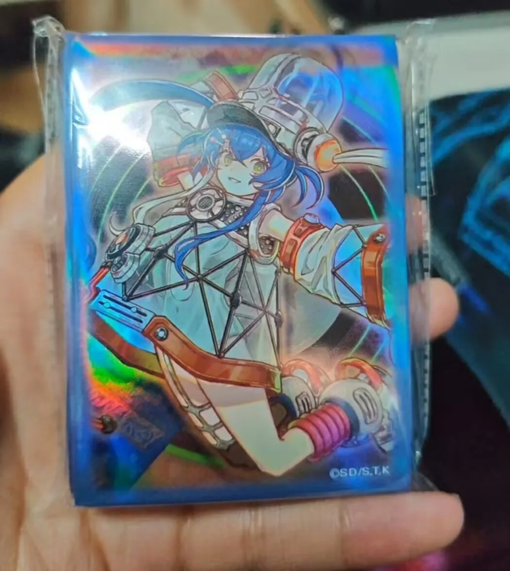70Pcs Yugioh KONAMI Duel Monsters Kewl Tune Cue Official Collection Sealed Card Protector Duelist Sleeves