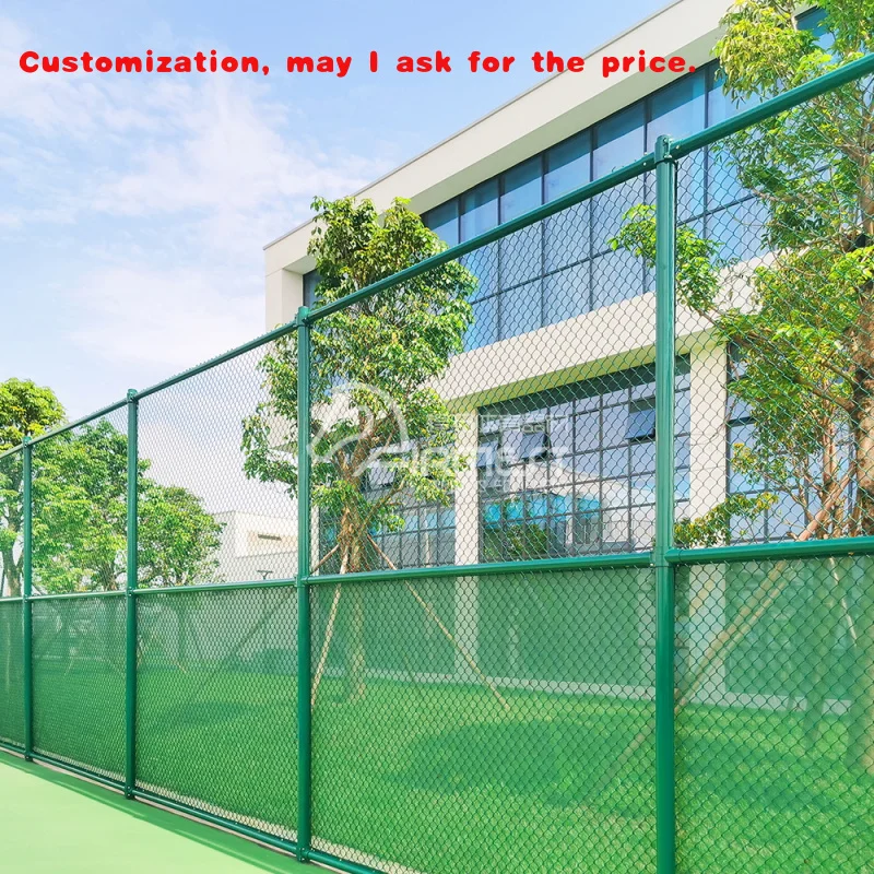 

Изготовленные на заказ панели для забора с звеньями цепи, уличная игровая площадка, баскетбольная и полевая система из оцинкованной стали