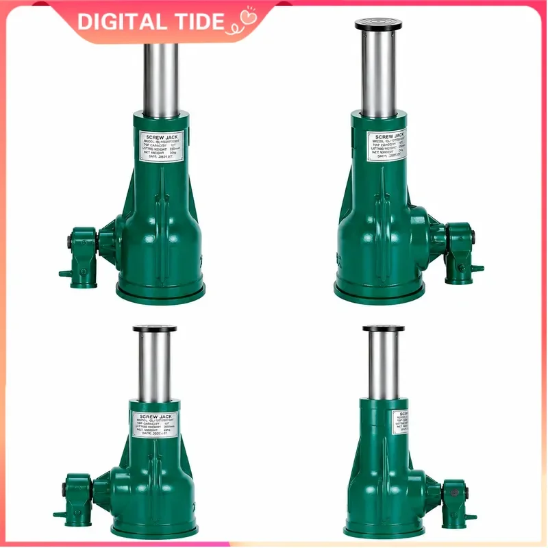 5T 32T 50T 100 Ton Spiral Jack Dwarf Vertical Hand Self Locking Gear Mechanical Screw Jack Heavy Duty Lifting Tool