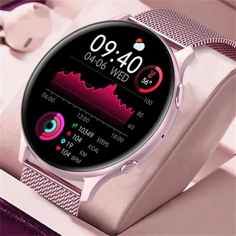 

2023 OLED Fashion Smart Watch Ladies Heart Rate Blood Pressure Multifunctional Sport Watch Men Woman Waterproof Smartwatch Women