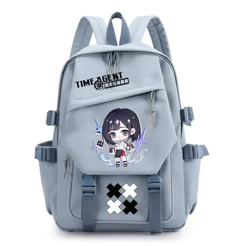 

Chibi, Black White Pink, Link Click, Student Kids Teens School Bags, Large Capacity Mochilas Anime Backpacks for Girls Boys Gift