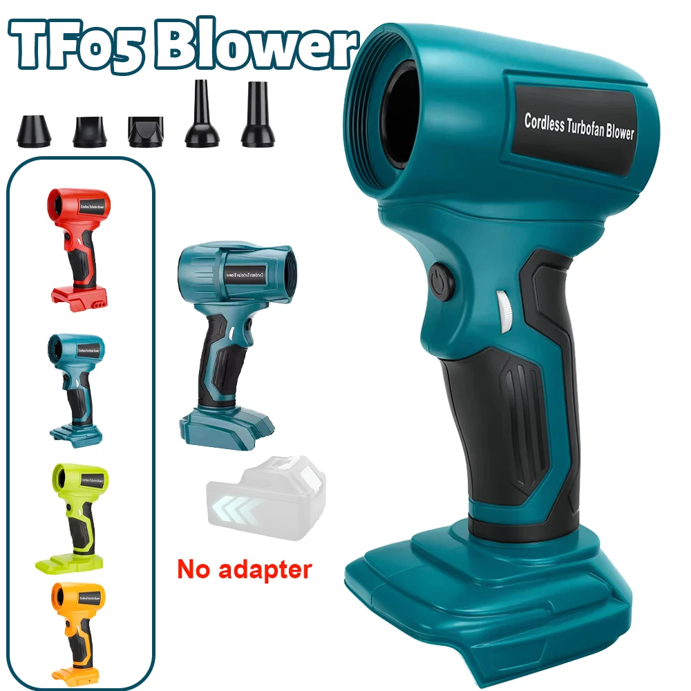 Mini Jet Blower Portable Violent Turbo Fan For Makita/Dewalt/Milwaukee/Bosch/Ryobi 18V 20V Li-ion Battery Wireless Handheld Fan
