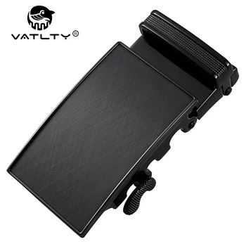 VATLTY Original Marke Automatische Schnalle Männliche Harte Zink-legierung 32mm herren Gürtel Schnalle Premium Matte Schwarz Lochlosen Gürtel schnalle