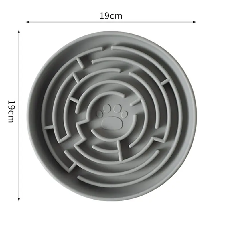 M11K-For Dogs& Cats Anti-Choking Slow Feeder Bowl, Dishwasher Safe, Non-Slip Base, Promotes Healthy Digestion
