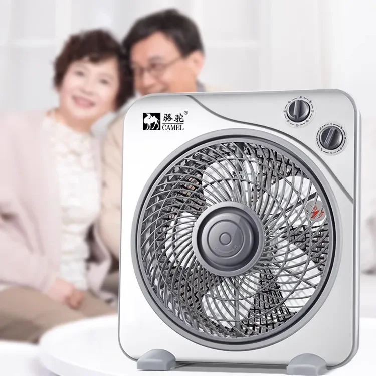 Rotating fan desktop electric dormitory small table home light sound bedroom timer bedside fan Hongyun fan