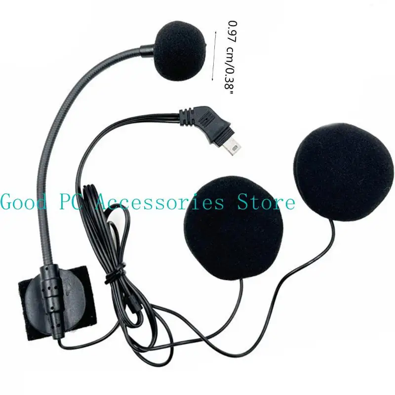 R53C Helm Setengah Helm Motor Earphone Headphone Helm Intercom Helm