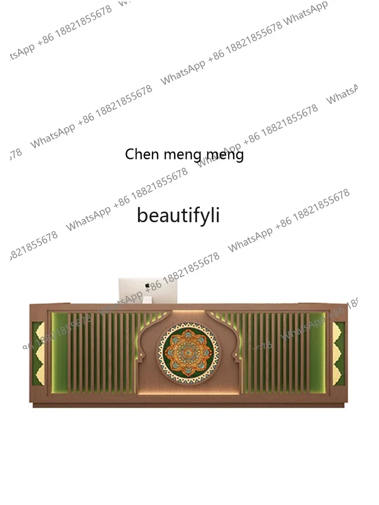 182C Thai Vintage Yoga Studio Cashier Wellness Center Reception Restaurant Reception Bar Counter