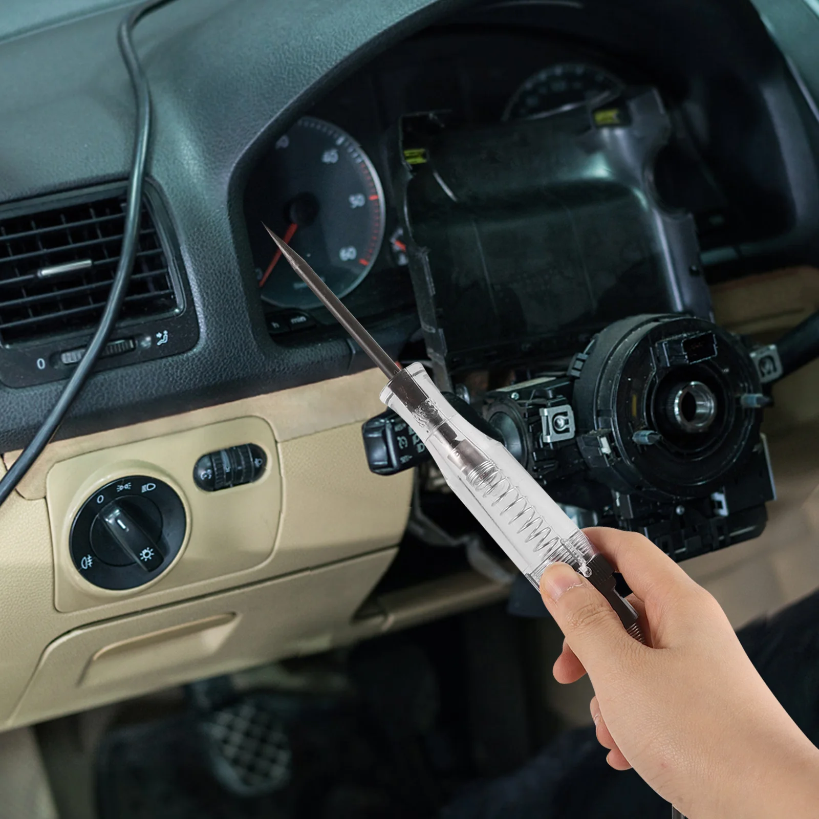 

Automotive Circuit Tester 12V 24V Electric Voltage Mechanics Tool Car Circuit Fault Finder Electrical Tester