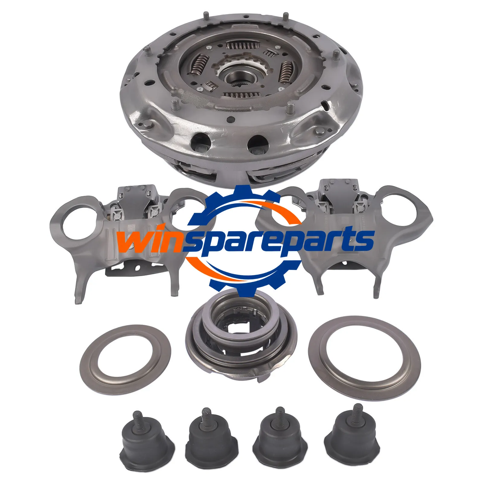 Dual Clutch Fork Kit For 2011-2019 Ford Focus Fiesta 6DCT250 DPS6 Auto Trans