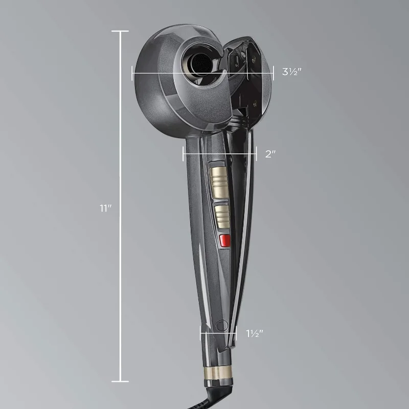 Frizz-Free Waves van snel verwarmende, keramische automatische krultang - Salonkwaliteit, instelbare temperatuur