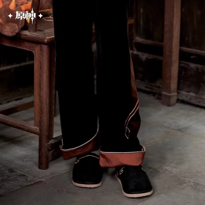 [Genuine] Zhongli Slipper MiHoYo Original Official Genshin Impact Zhongli Theme Series Home Slipper Cosplay Shoes Zhongli Gifts - Image 4