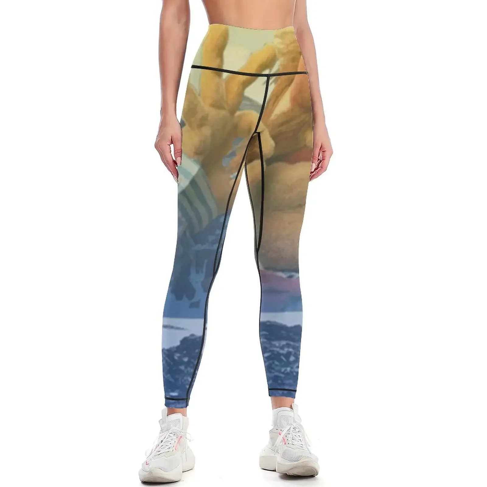 

Swedish Chef Amongst the Foothills Leggings Fitness's gym clothes Women's high waist Womens Leggings