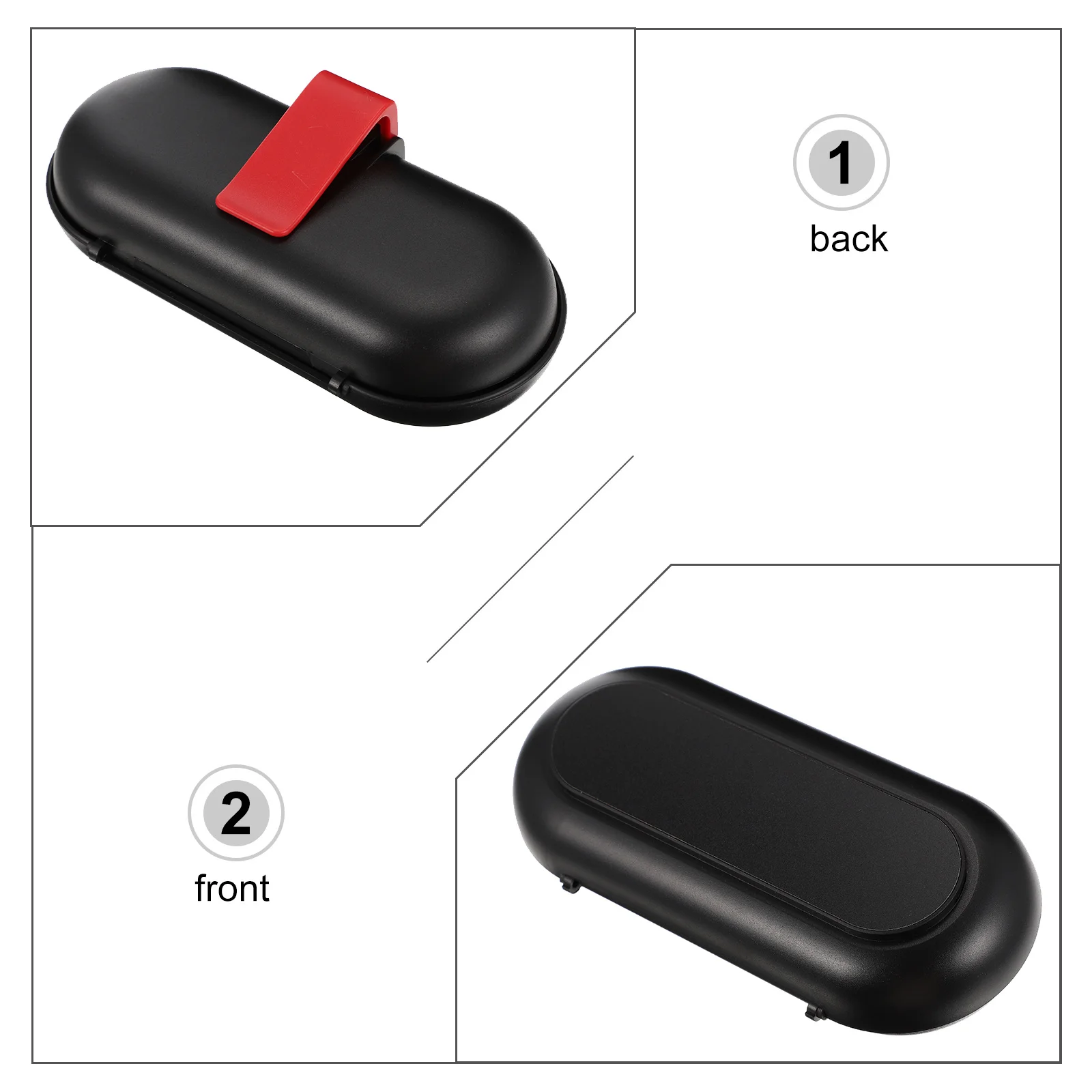 

Glasses Case Car Eyeglass Holder Sunglasses Accessories Driver Multifunctional Auto Slim Portable Dustproof Heat Resistant