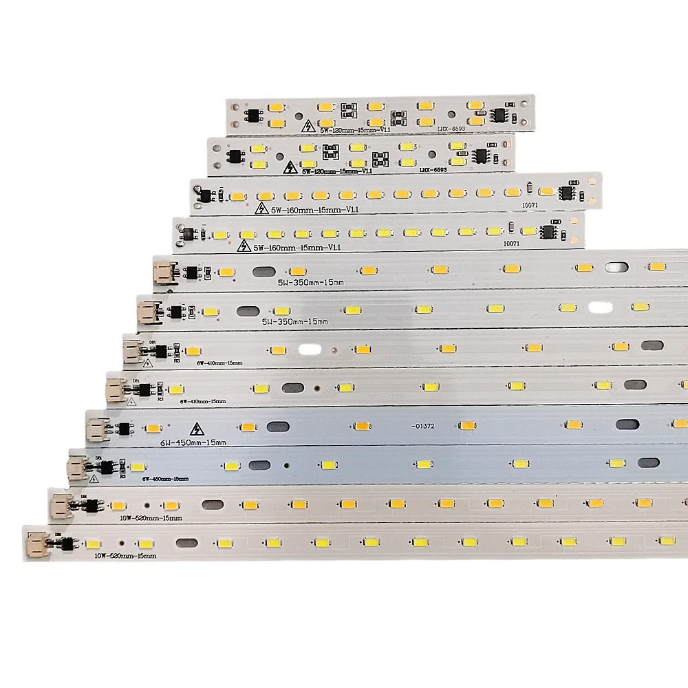 50pcs AC 220V SMD5730 Rectangle LED Modules 5W 6W 10W 120mm 160mm 350mm 410mm 450mm 520mm Integrated Driver, High Brightness