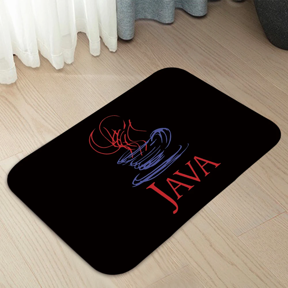 Java logo Doormats Home Carpet Entrance Door Mats Modern Decor Carpet Bathroom Floor Mats 260