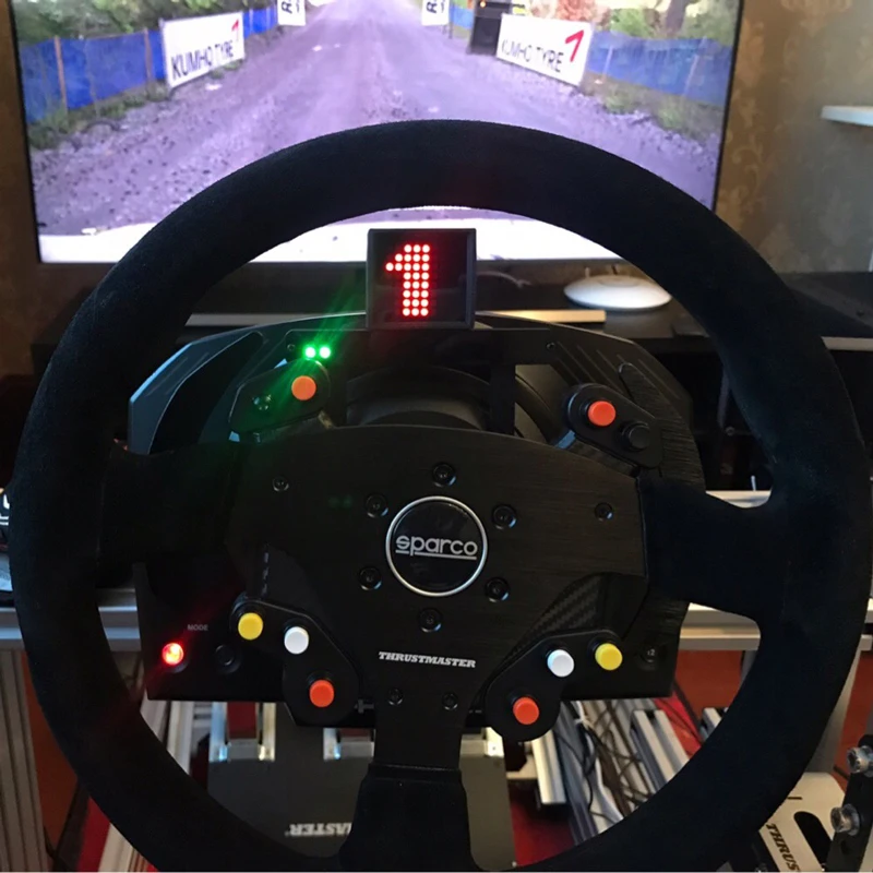 Prova il massimo realistico con questo cruscotto per SimRacing su PC-compatibile con ruote T300, G29 e Fanatec