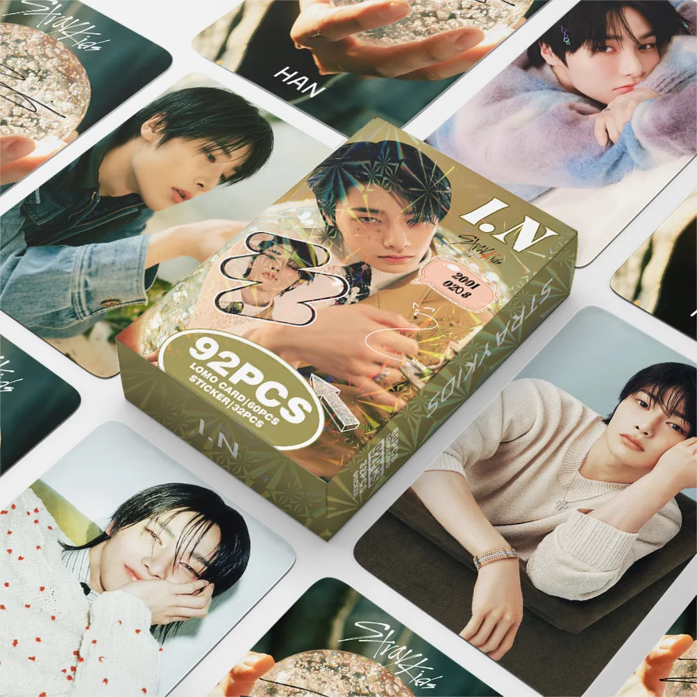 92 بطاقة صغيرة للمشاهير الكوريين، بطاقات تهنئة "هولو" جديدة، ملصقات، بطاقات لومو، بطاقات صور المشاهير القابلة للجمع #4
