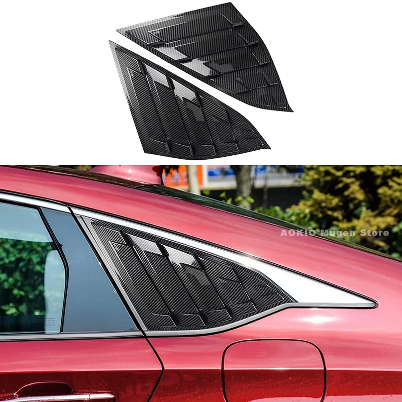 

For Honda Accord 10th Gen Accessories 2018 2019 2020 2021 2022 Sport Style Air Vent Cover Rear Side Window Louvers