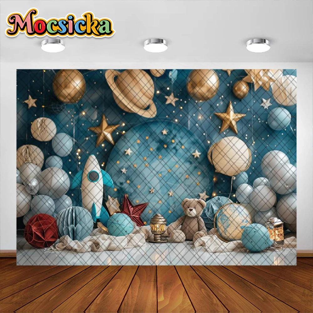 Mocsicka التصوير خلفية الوليد حفلة عيد ميلاد الديكور خلفية كعكة سحق استحمام الطفل صورة استوديو الدعامة راية