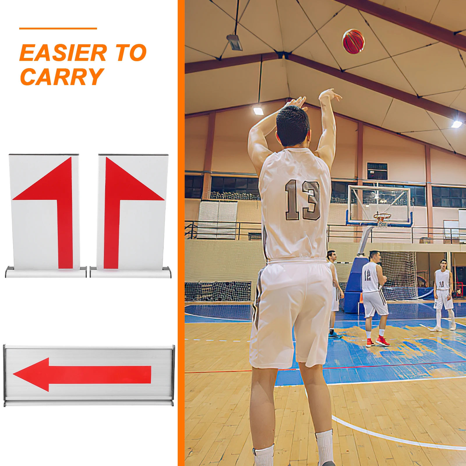 

3pcs Serve Converter Board Basketball Referee Equipment Aluminum Rotation Reminder Competition Accessory Direction Arrow Change