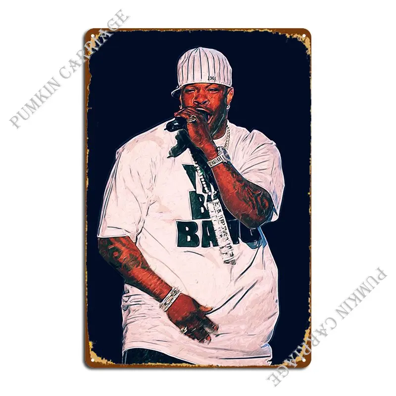 Busta Rhymes Metal Plaque Club Customize Pub Wall Mural Tin Sign Poster