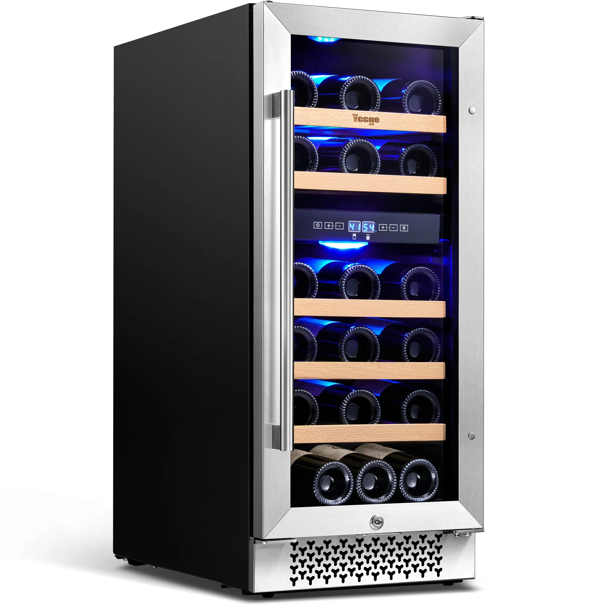 85L Premium Wine Fridge – Advanced Compressor Cooler and Refrigerator for Storing 28 Bottles with Precision Temperature Control