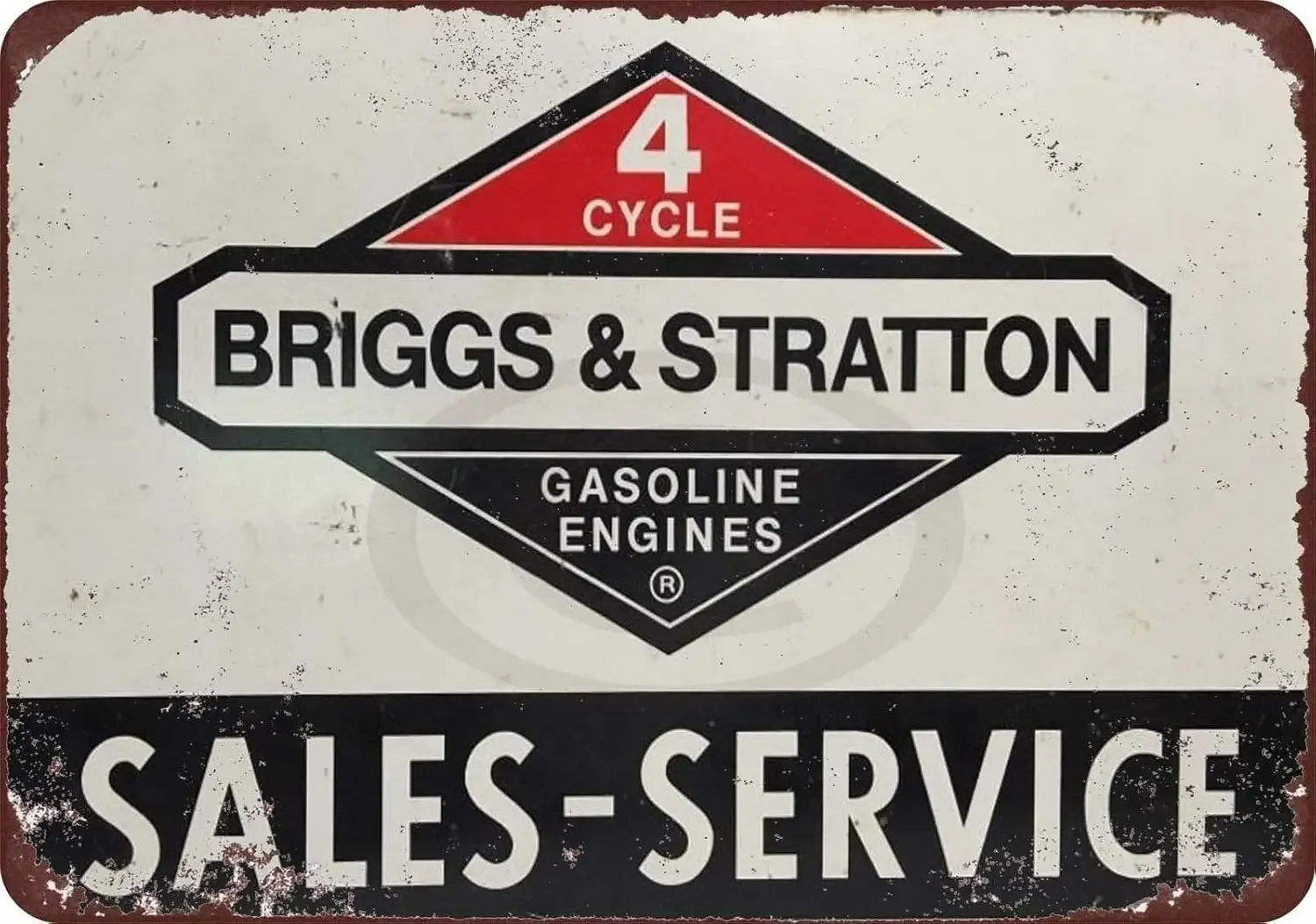 Briggs Stratton Service Center Vintage Tin Sign Vintage Tin Sign Aluminium Plaque 12 x 8 Inch,de21sbB106