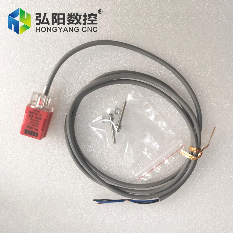 Laser proximity switch PL-05N three-wire DC normally open and normally closed universal waterproof square sensor