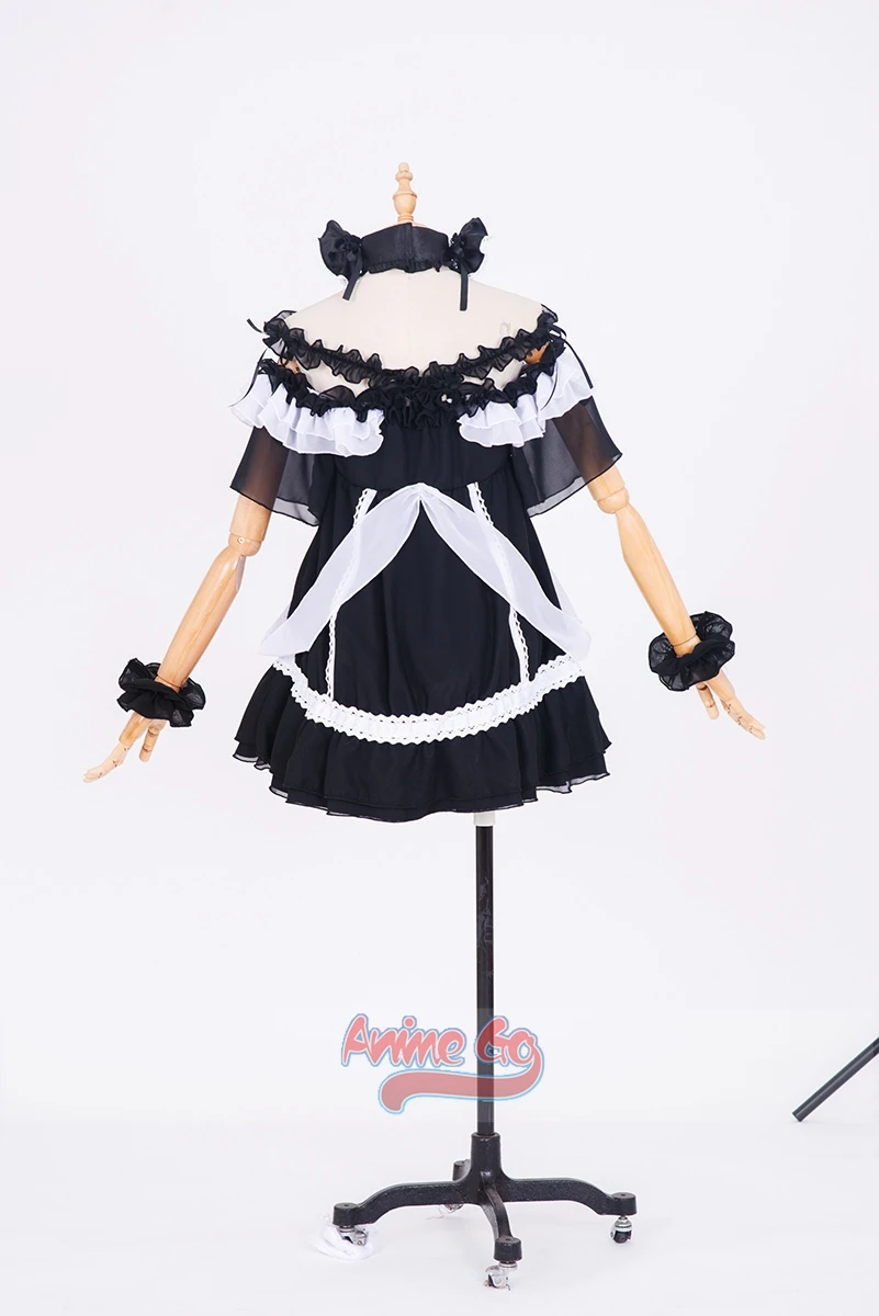 VTuber-vestido de Cosplay de Uruha Rushia para mujer, trajes de Anime de Halloween, C02004