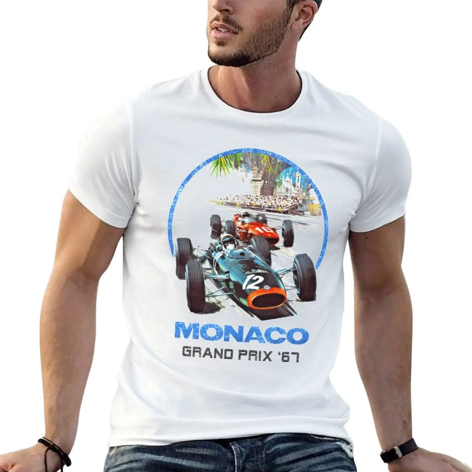 

F1 Monaco '67 T-Shirt man t shirt graphic man t shirts for men casual T-Shirt