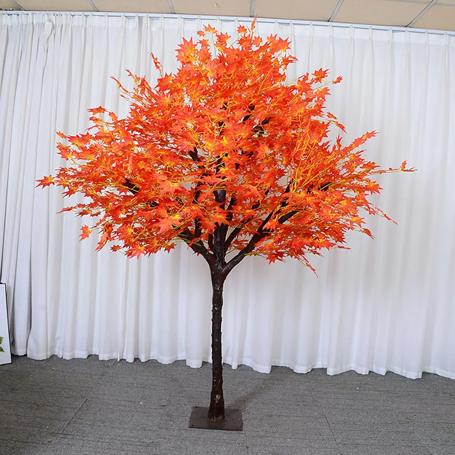 

Artificial Cherry Blossom Trees Handmade maple leaf Tree Flowers Simulated for Indoor Outdoor Home Office Party Wedding Decor