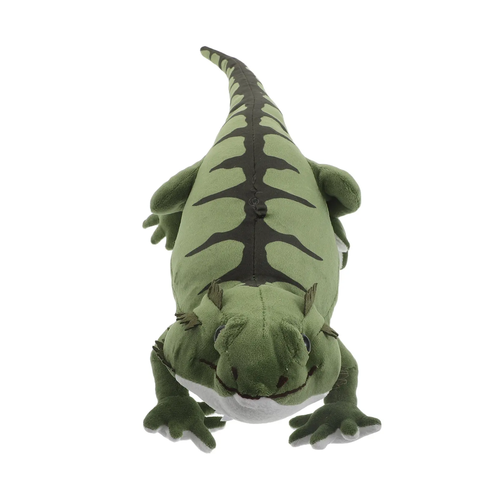 Soft Bearded Dragon Lizard Stuffed Animal 16.34inch Realistic Reptile Cushion Decorative Pillow Lizard Gifts for Reptile Fans