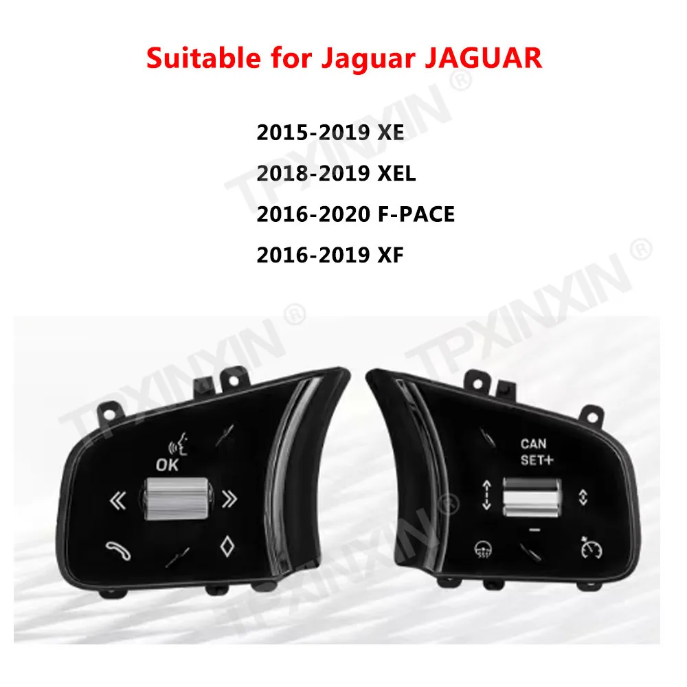 Upgrade For Jaguar XE XEL XF F-Pace 2015-2019 Car Steering Wheel Touch Control Buttons Old Retrofit New Car Accessories