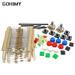 Starter Kit With Switch Color Led Resistors,Rotary Potentiometer For Arduino UNO R3 MEGA2560 MEGA328 Nano Parts Package