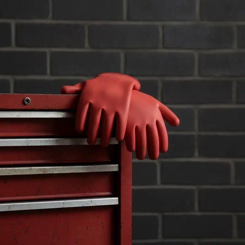 Electrician Safety Insulated Rubber Gloves 10KV 12KV Anti-Electric Shock Durable Gloves for Circuit Installation Work