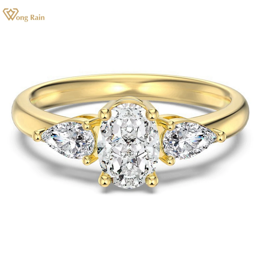 

Wong Rain 925 Sterling Silver Crushed Ice Cut 5*7 MM Oval Lab Sapphire Gemstone Wedding Ring for Women Fine Jewelry Wholesale