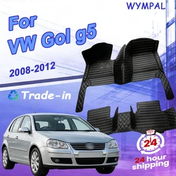 Customized Artificial Leather Car Floor Mat For VW Gol g5 2008 2009 2010 2011 2012 Protect Your Vehicle's Interior Accessory
