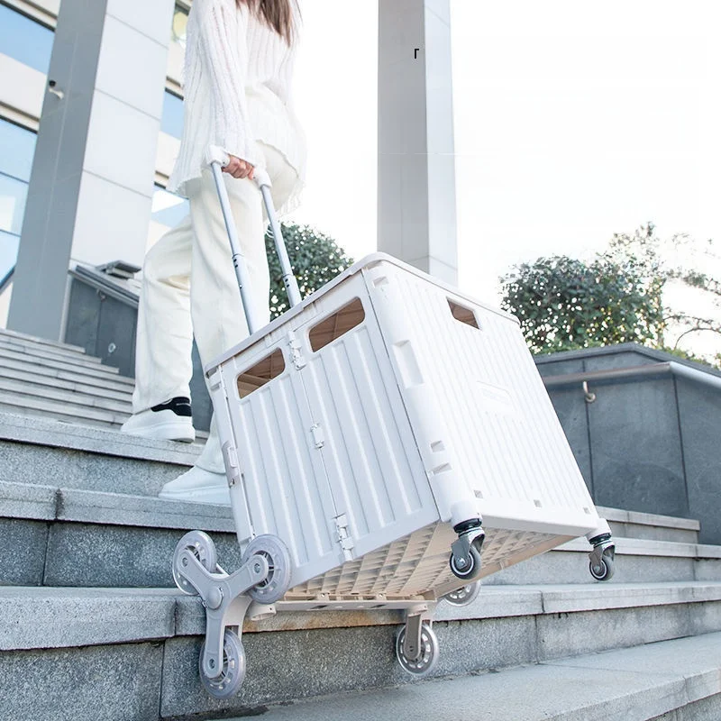 portable-lightweight-shopping-cart-with-pull-rod-for-camping-and-street-vending-easy-to-store-and-stackable-with-multi-direct