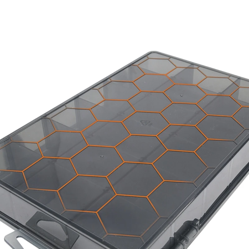 9/12/15/18/24 compartimentos caja almacenamiento plástico joyería pendiente tornillo accesorios