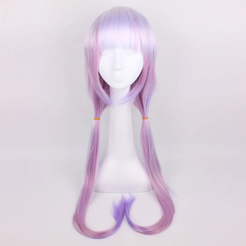 Parrucca da ragazza Dragon Maid Konakamui Parrucca cosplay da cameriera a doppia coda