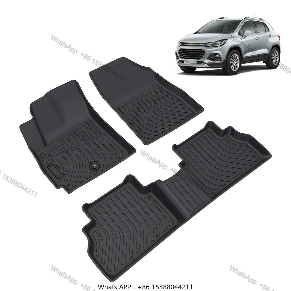 Luxury Car Floor Mat Carpets Custom 7D 3D TPE Car Mat For Chevrolet Tracker 2019-2024 Floor Mat With Logo