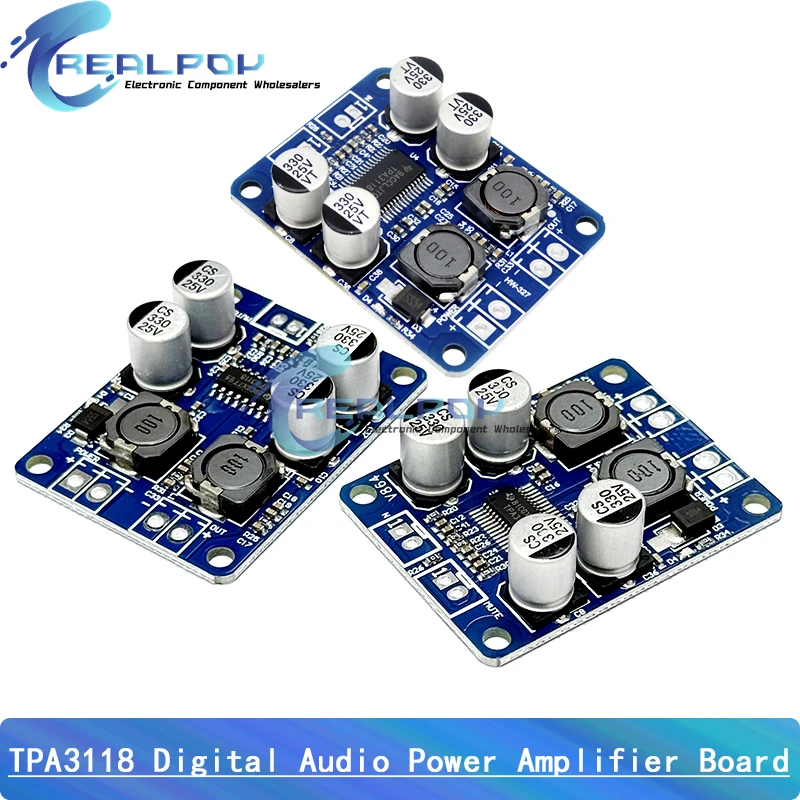 DC 12V-24V TPA3118 SOP16 / SOP28 / SOP32 60W / 30W Mono Digital Audio Power Amplifier Board Amp Module