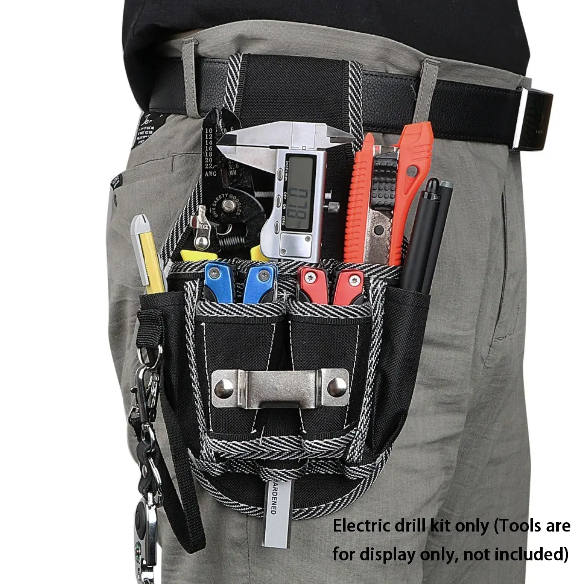 Carpenter Tool Bag Drill Hammer Storage Portable Waist Pocket Tool Belt Pouch Bag Drill Screwdriver Utility Kit Holder