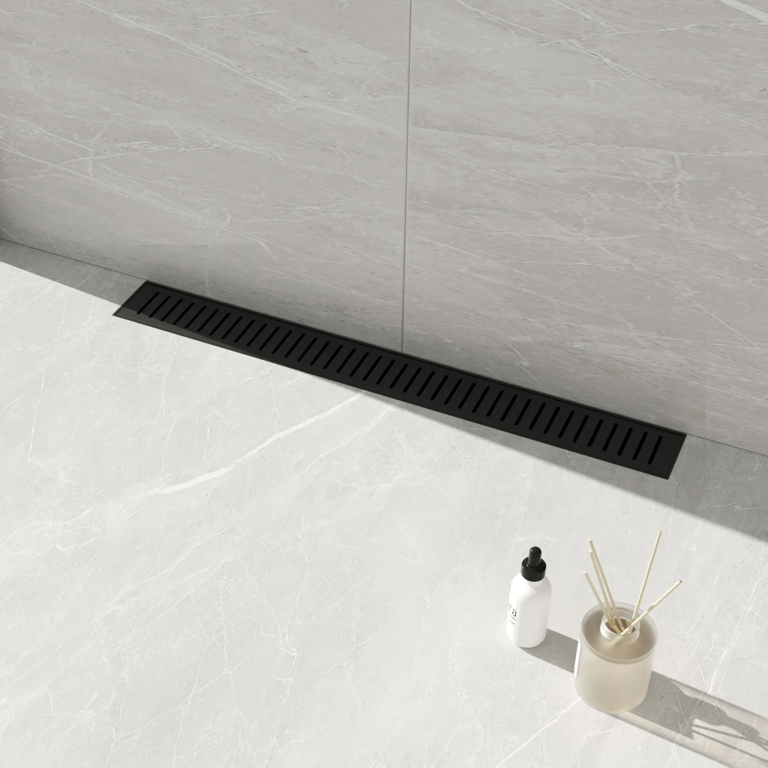 

High Quality 304 Stainless Steel Linear Shower Drain with Smooth Edge and Anti-Odor Modern Horizontal Outlet Design for Hotels