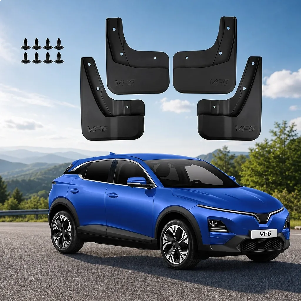 

For VinFast VF6 2022-2025 Car Tire Fenders Splash Guard Front Rear Wheel Mud Flaps 4Pcs